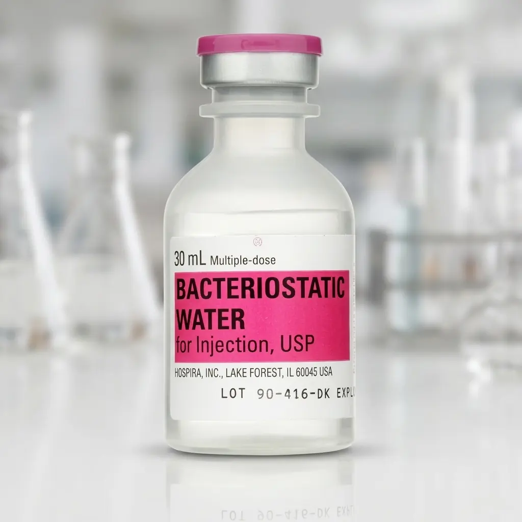 Agua bacteriostática Hospira
